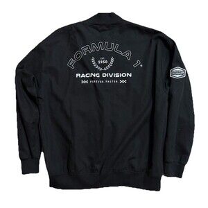 PUMA x F1 logo-appliqué bomber jacket Size Large Formula 1